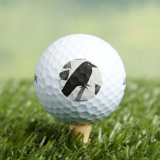 Zwart-eenvoudige weergave van rij golfballen (Insitu Shirt)