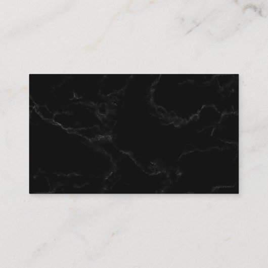 Zwart Elegant Bruiloft RSVP | Minimalist QR-code Informatiekaartje (Achterkant)