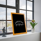 Zwart Elegant Christelijk Quote Poster