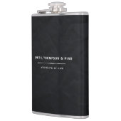 Zwart Elegant Modern Business Professional Custom Heupfles (Links)