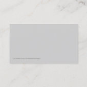 Zwart elektrisch gitaarVisitekaartje Visitekaartje (Achterkant)