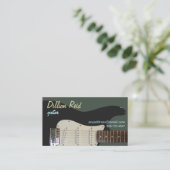 Zwart elektrisch gitaarVisitekaartje Visitekaartje (Staand voorkant)