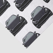Zwart Elektrisch Voertuig SUV Auto Tissuepapier (Detail)