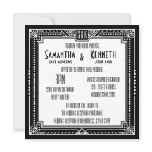 Zwart & Elke Kleur Geweldige Gatsby Geometrische H