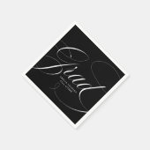 Zwart | Eloquentie-Afstuderen Servet (Hoek)