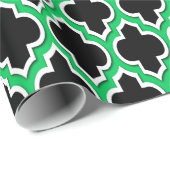Zwart Emerald Groen What XL Marokkaans #4DS Cadeaupapier (Rol Hoek)