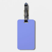 Zwart en babyblauw Bagagelabel (Achterkant verticaal)