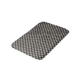 Zwart en beige badmat