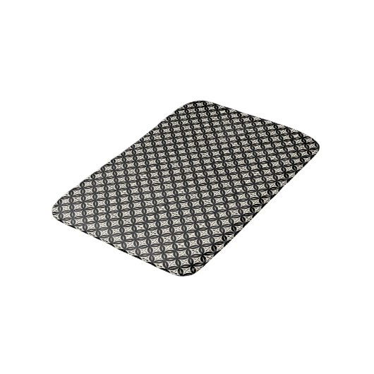 Zwart en beige badmat (Gekanteld)