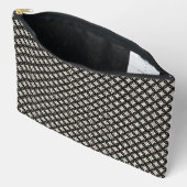 Zwart en beige grote etui (Open)