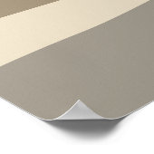 Zwart en Beige Minimalistische Landschapskunst Pri Poster (Hoek)