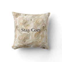 Zwart en beige moderne kussensloop