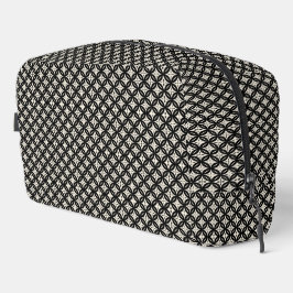 Zwart en Beige Toilettasje