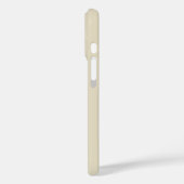 Zwart en Beige Vette Typografie Gepersonaliseerde Case-Mate iPhone Case (Achterkant / Links)