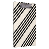 Zwart en beige vijf strips klembord (Rechts)