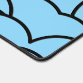 Zwart en blauw, Abstract Bureaumat (Hoek)