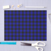 Zwart en blauw buffel plakpapier tissuepapier (Craft)
