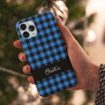 Zwart en blauw gebundeld Case-Mate iPhone 14 hoesje<br><div class="desc">Zwart en blauw buffel Gepersonaliseerd Hoesje-Mate iPhone 14 Hoesje</div>