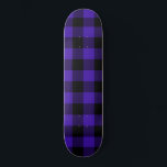 Zwart en blauw gecontroleerd skateboard<br><div class="desc">Zwart en blauw geplakt</div>