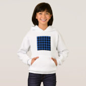 Zwart en blauw geruit buffelpatroon (Voorkant volledig)
