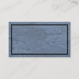 Zwart en blauw getextureerd Visitekaartje