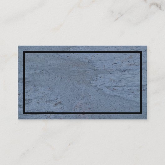 Zwart en blauw getextureerd Visitekaartje (Voorkant)