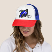 Zwart en Blauw Motor Aangepaste Pet (In situ)