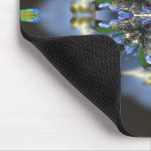 Zwart en blauw muismat (Hoek)