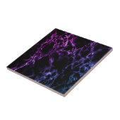Zwart en Blauw Paarse Marmeren Steen Keramische Te Tegeltje (Zijkant)