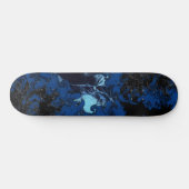 ZWART EN BLAUW skateboard (Horizontaal)