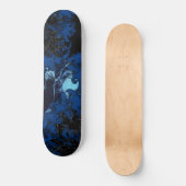 ZWART EN BLAUW skateboard (Voorkant)