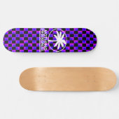 Zwart en blauw verloop gecontroleerd persoonlijk skateboard (Horizontaal)