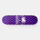 Zwart en blauw verloop gecontroleerd persoonlijk skateboard (Horizontaal)