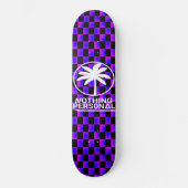 Zwart en blauw verloop gecontroleerd persoonlijk skateboard (Voorkant)