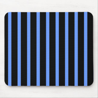 Zwart en blauwe strepen muismat