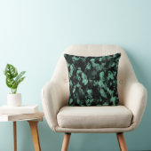Zwart en Blauwgroen Kussen (Stoel)