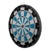 Zwart en Blauwgroen met Grey Stack Regulation Dartbord (Voorkant Rechts)