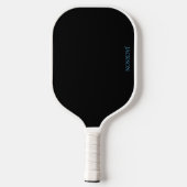 Zwart en Bleek blauw Speciaal Pickleball Paddle (Achterkant)