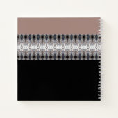 Zwart en Blush Notitieboek (Achterkant)