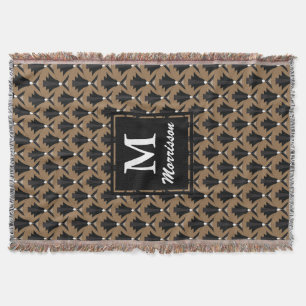 Zwart en Brons 1920s Art Deco - Gepersonaliseerd Deken