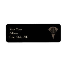 Zwart en Brons Art Deco Tower Bruiloft