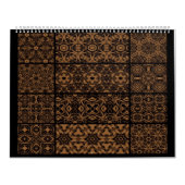 Zwart en Brons Kalender (Hoes)