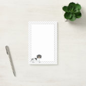 Zwart En Bruin Bont Kortharige Dachshond & Pootafd Post-it® Notes (Kantoor)