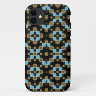 Zwart en bruin geometrisch ontwerp Case-Mate iPhone case