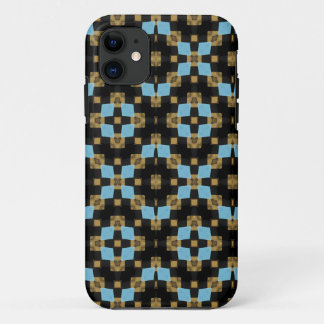 Zwart en bruin geometrisch ontwerp Case-Mate iPhone case