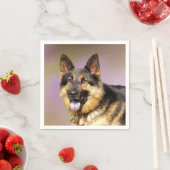 Zwart en bruin GSD Servetten (Insitu)