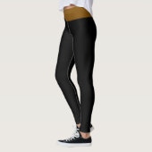 Zwart en bruin leggings (Links)