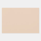 Zwart en Cream Leopard Print Inpakpapier Vel (Voorkant 2)