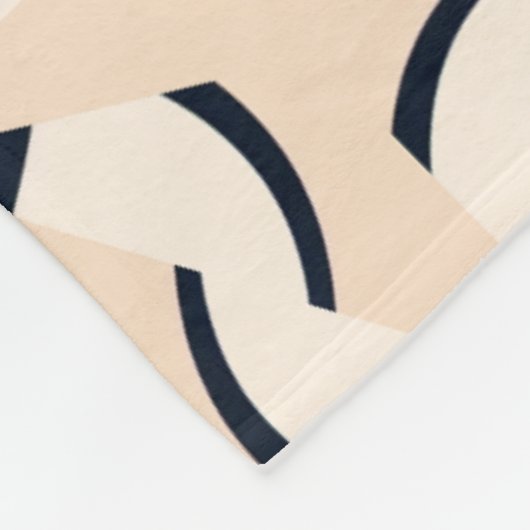 Zwart en Crème Celestial Dance Deken (Hoek)