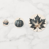 ZWART EN CRÈME HERFST HERFST THEMA ITEMS CONFETTI (Voorkanten)